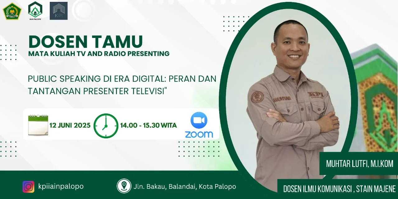 Kelas Radio dan TV Presenting Hadirkan Praktisi Televisi sebagai Dosen Tamu