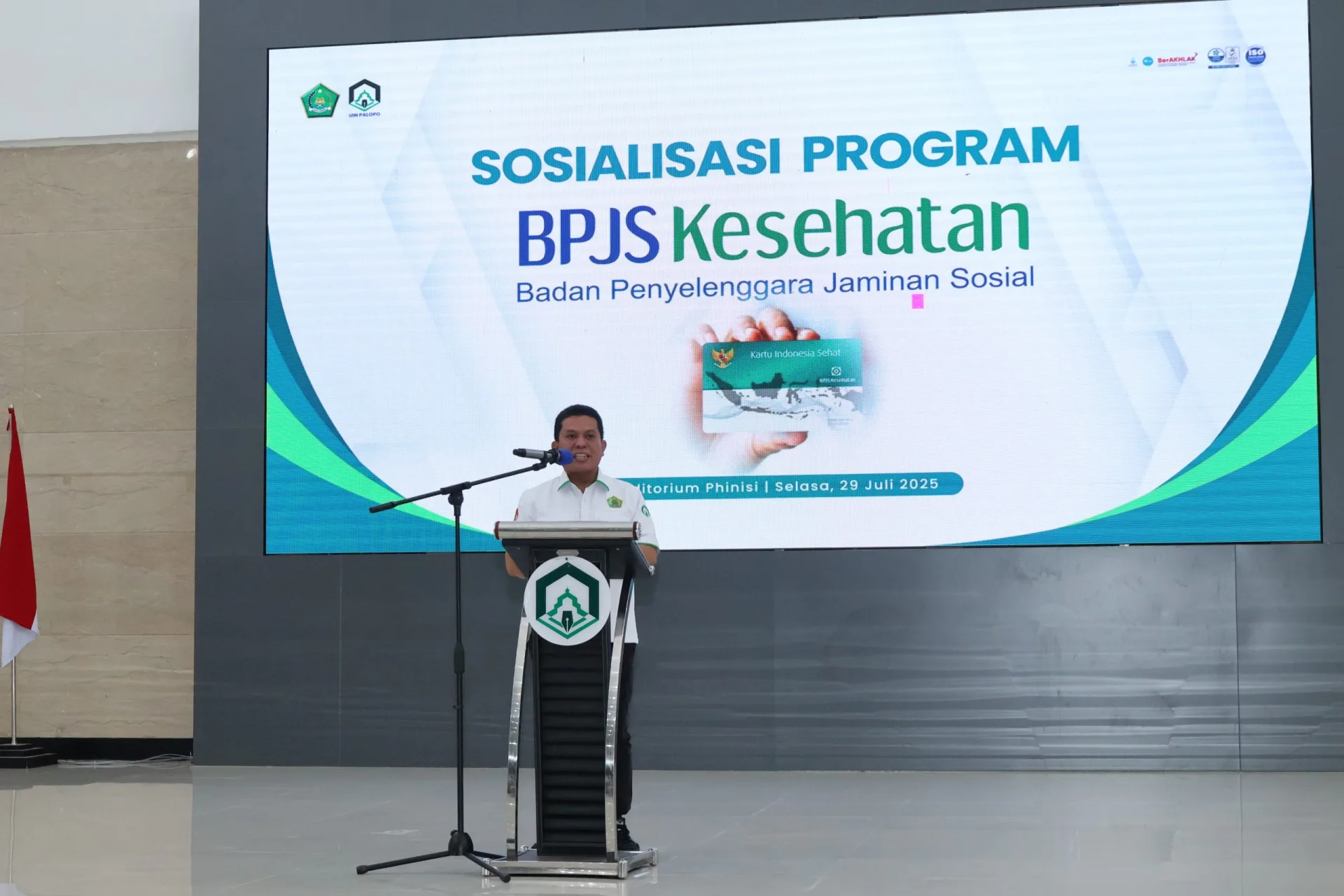 Tenaga Kependidikan dan Dosen FUAD UIN Palopo Ikuti Sosialisasi Program BPJS Kesehatan