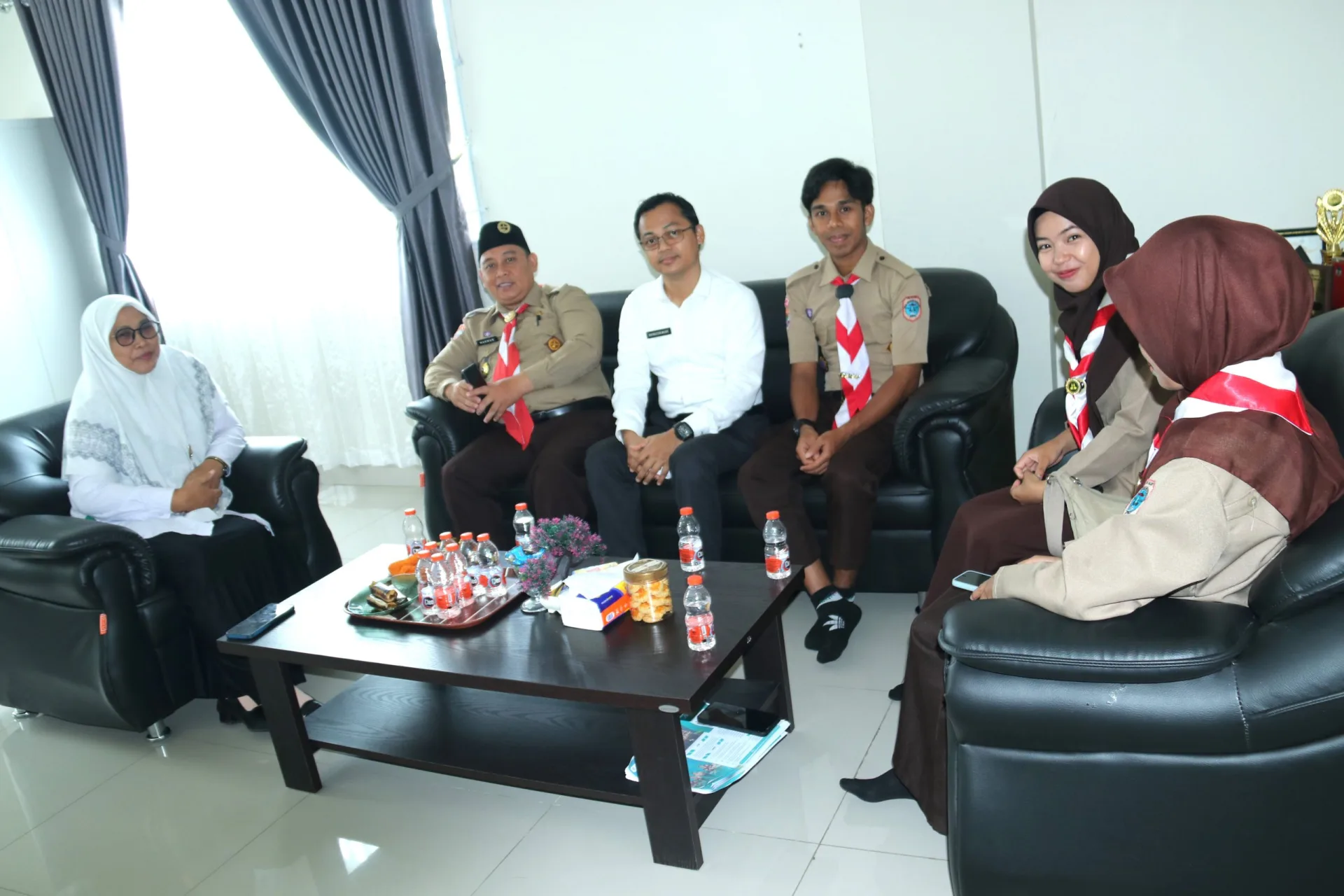 Silaturahmi Pramuka UIN Palopo dengan Wadek III FUAD Bahas Dukungan LKKPM XXIX