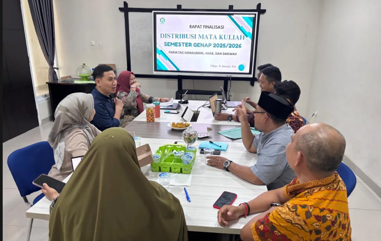 FUAD UIN PALOPO MANTAPKAN DISTRIBUSI MATA KULIAH DAN BEBAN SKS DOSEN