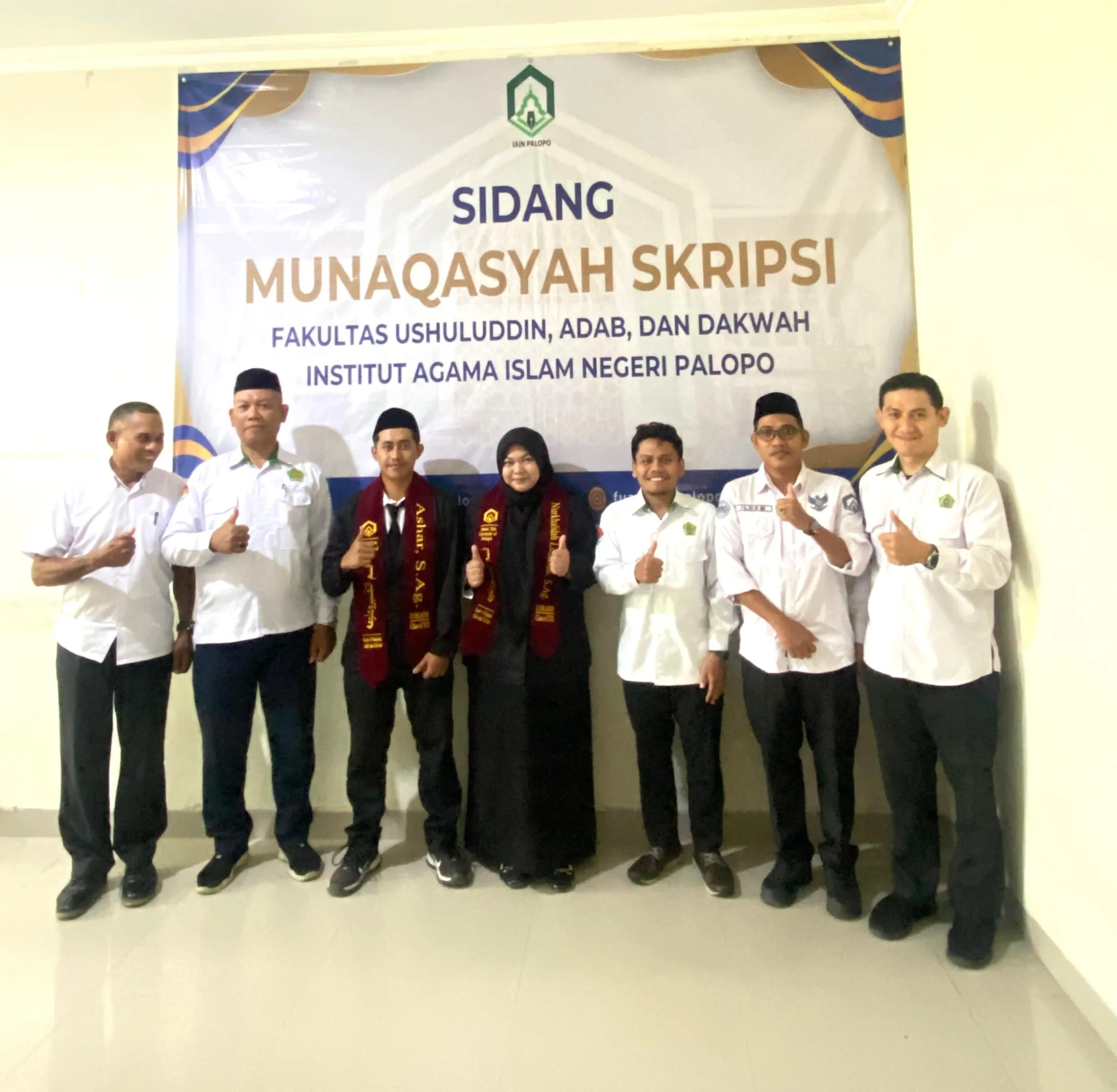 Sepasang Suami Istri Lulus Bersamaan dengan Predikat Cumlaude dari Prodi Ilmu Al-Qur’an dan Tafsir FUAD UIN Palopo